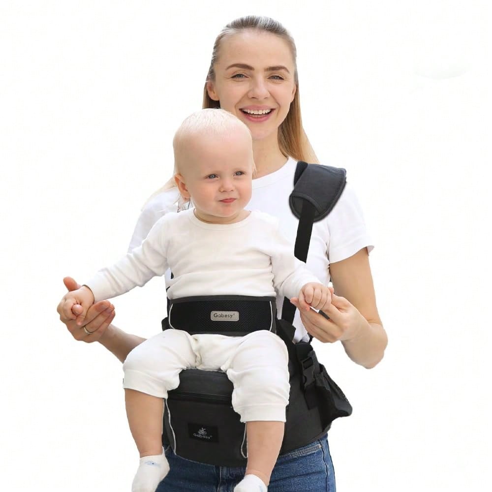 Oaoleer 1PC Baby Hip Seat Carrier Baby Waist Stool For Child Infant Toddler With Adjustable Strap Buckle Pocket Soft Inner Huge Storage