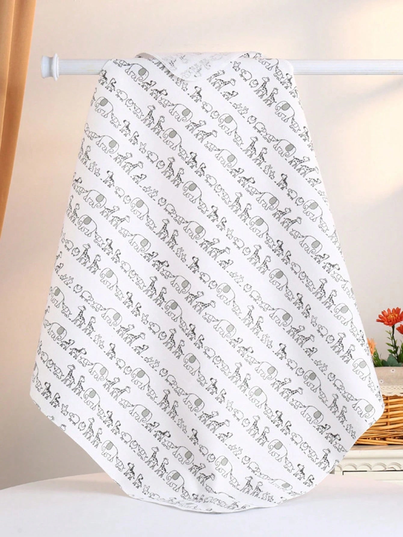 Oaoleer 6PCS Soft Flannel Receiving Blankets One Size 29 X 29 Inches For Baby Boy Or Girl- Multi-Function Baby Swaddle And Bed Sheets Set
