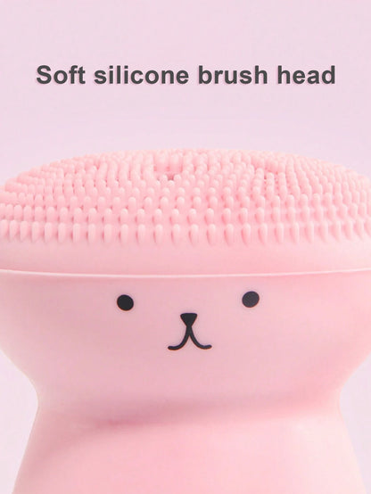 Octopus Shaped Facial Cleansing Brush- Deep Cleansing And Exfoliating, Gentle Massage For Refreshed Skin