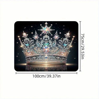 Of Luxury Crown Pattern Car Trunk Pad- Stylish Design Interior, Durable And Easy To Clean, Suitable Sedan SUVs, Essential Family Outings