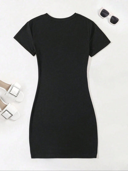 On Cruise Mode Family Cruise Vacation Group Cruising Gifts T-Shirt Dress Women's Dress, Casual Summer Dress