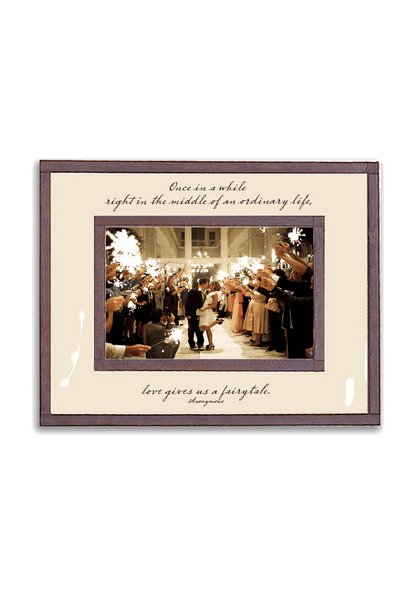 Once In A While Life Gives You A Fairytale Copper & Glass Photo Frame - Ben's Garden