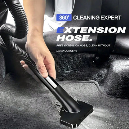 OUDEMU/Car Vacuum Cleaner, Powerful Suction, High Power, Suitable For Dust, Debris, Pet Hair, Snack Crumbs, Etc., For Car/Home/Office. Cordless Design LED Light- Portable- Mini And Compact- Crevice