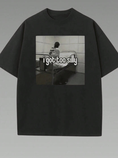 Oversized T Shirt Women Graphic Tees Women Summer Tops Solid Color Casual Women's Printed Round Neck Large Size T-Shirt, Suitable For Home, Sports And Shopping, Soft And Comfortable, Suitable For Spr