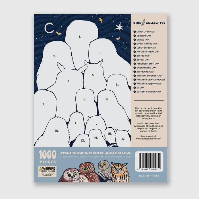 Owls of North America Puzzle
