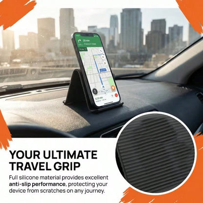 PAKRYS Portable Foldable Silicone & Aluminum Alloy Phone Stand, 2026 New Flexible Silicone & Aluminum Alloy Phone Stand, Can Be Folded Into Any Shape, Universal Adjustable Non-Slip Desktop Stand, Suit