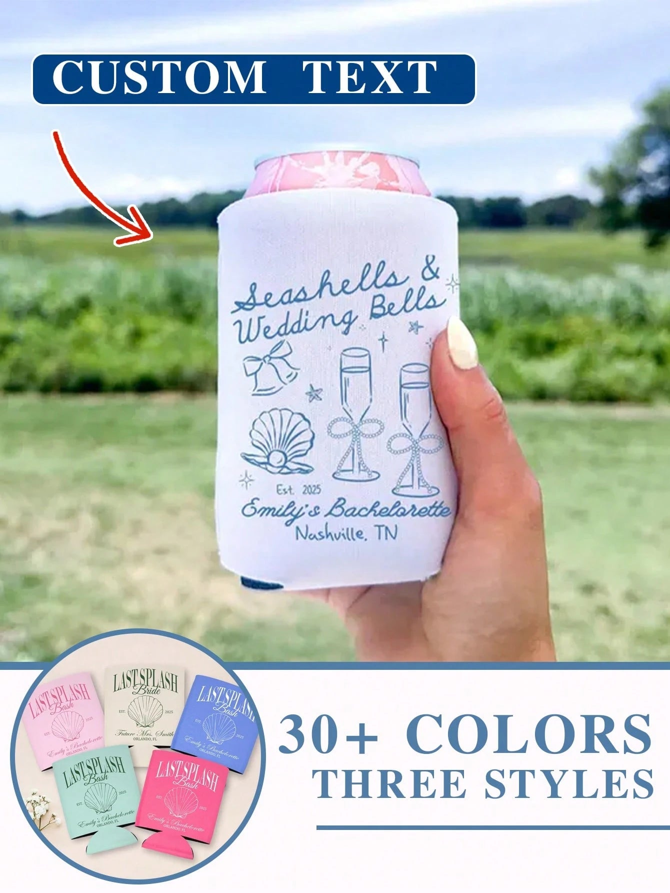 Personalized Insulated Tumbler, Fun Birthday Commemorative Gift, Travel Vacation Beverage Storage Bag, And Customized Insulated Tumbler Sleeve With Text, Suitable For Weddings, Birthdays, And Bachelor