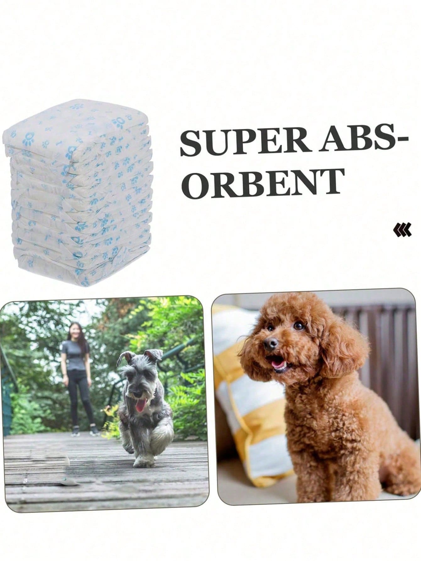 Pet Dog Diapers, Puppy Diapers, Suitable For Toy Poodle, For Pet Menstrual Period, Protect Pet Health, Best Birthday Gift For Happy Puppy, Pet Supplies, Pet Diapers