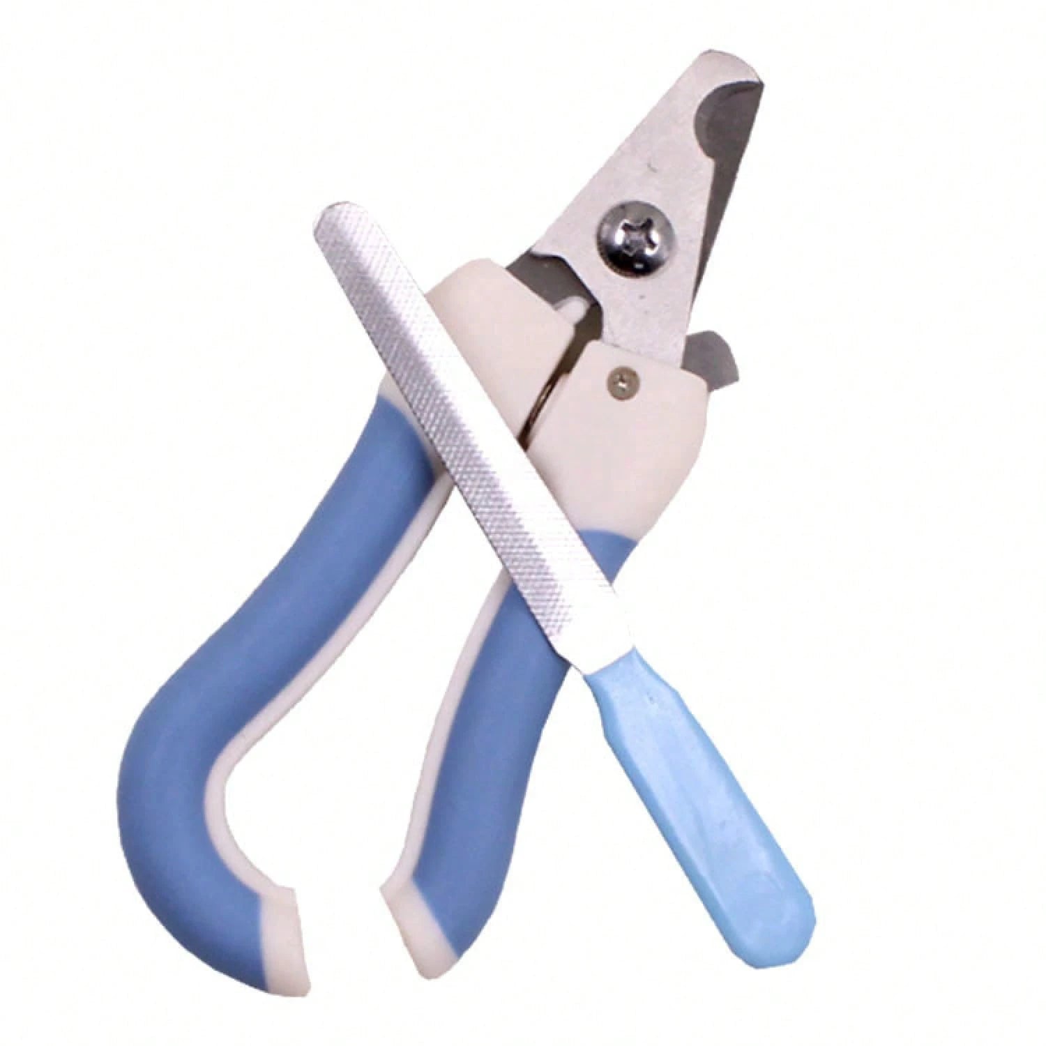 Pet Nail And File Set Stainless Steel Cats Dogs Portable Non-Slip Grooming Home Use Pet Supplies 9TMU