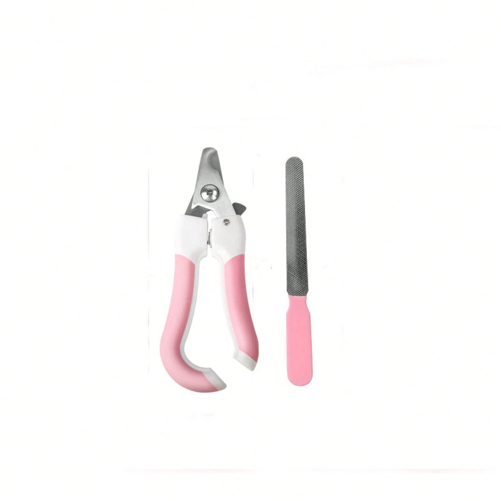 Pet Nail And File Set Stainless Steel Cats Dogs Portable Non-Slip Grooming Home Use Pet Supplies 9TMU