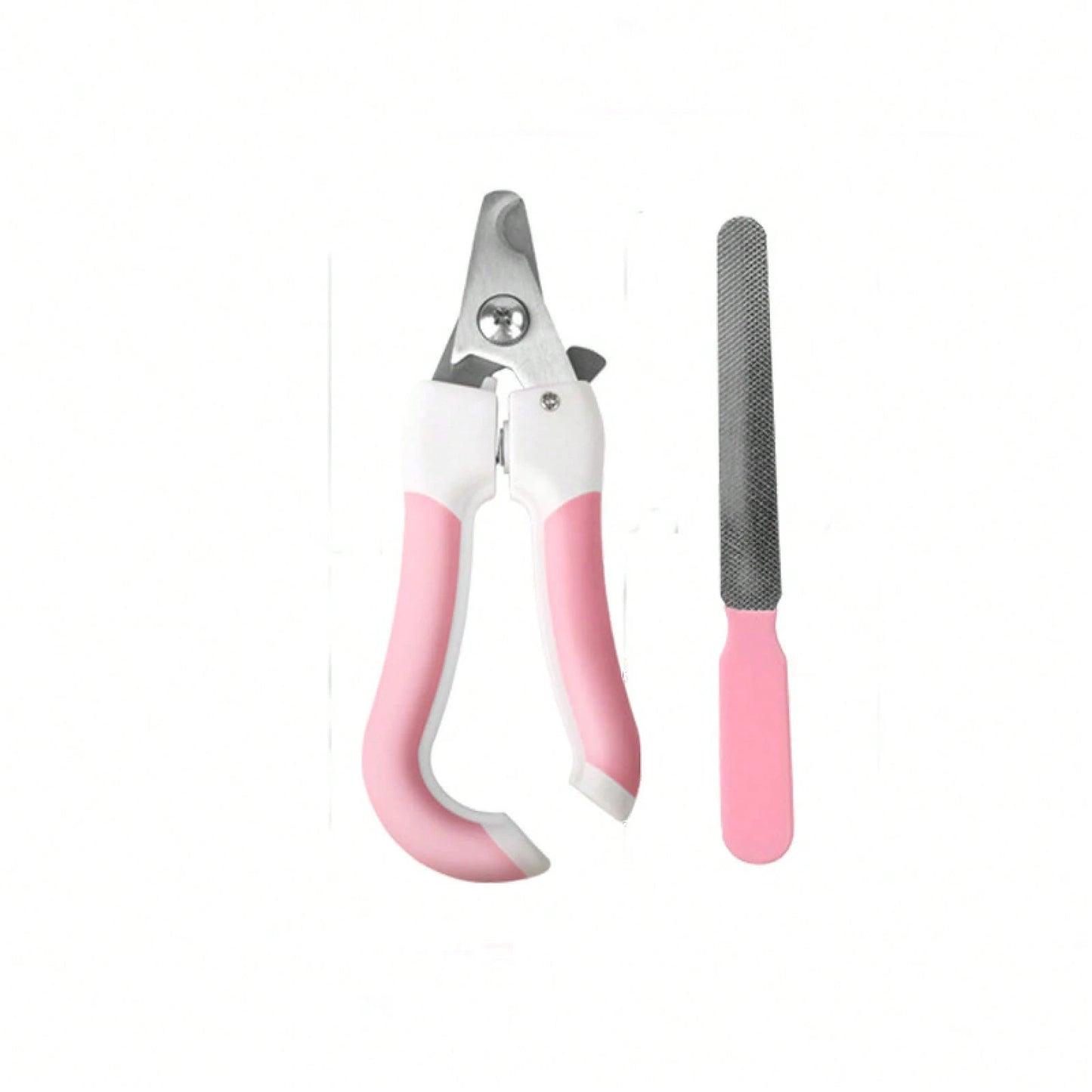 Pet Nail And File Set Stainless Steel Cats Dogs Portable Non-Slip Grooming Home Use Pet Supplies 9TMU