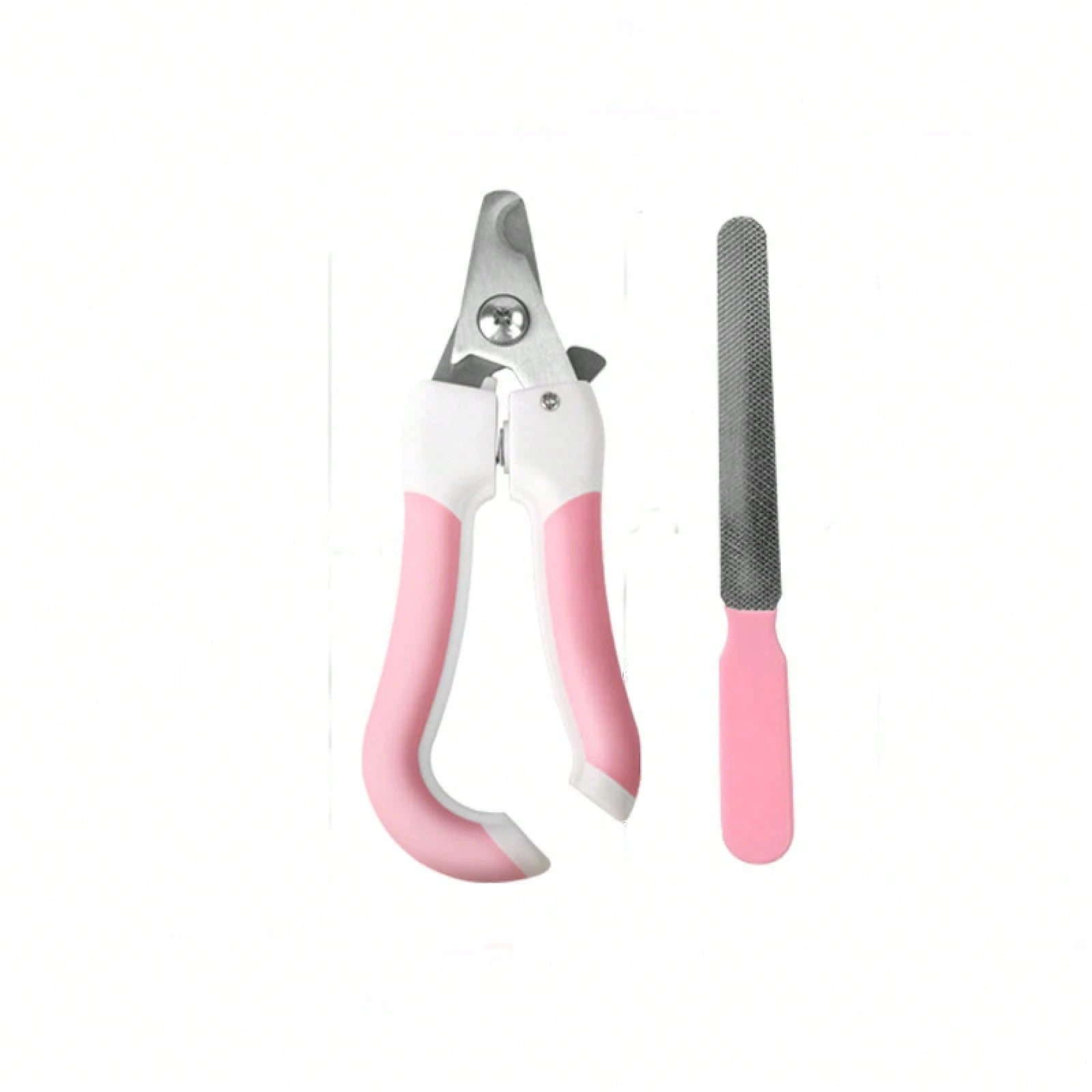 Pet Nail And File Set Stainless Steel Cats Dogs Portable Non-Slip Grooming Home Use Pet Supplies 9TMU