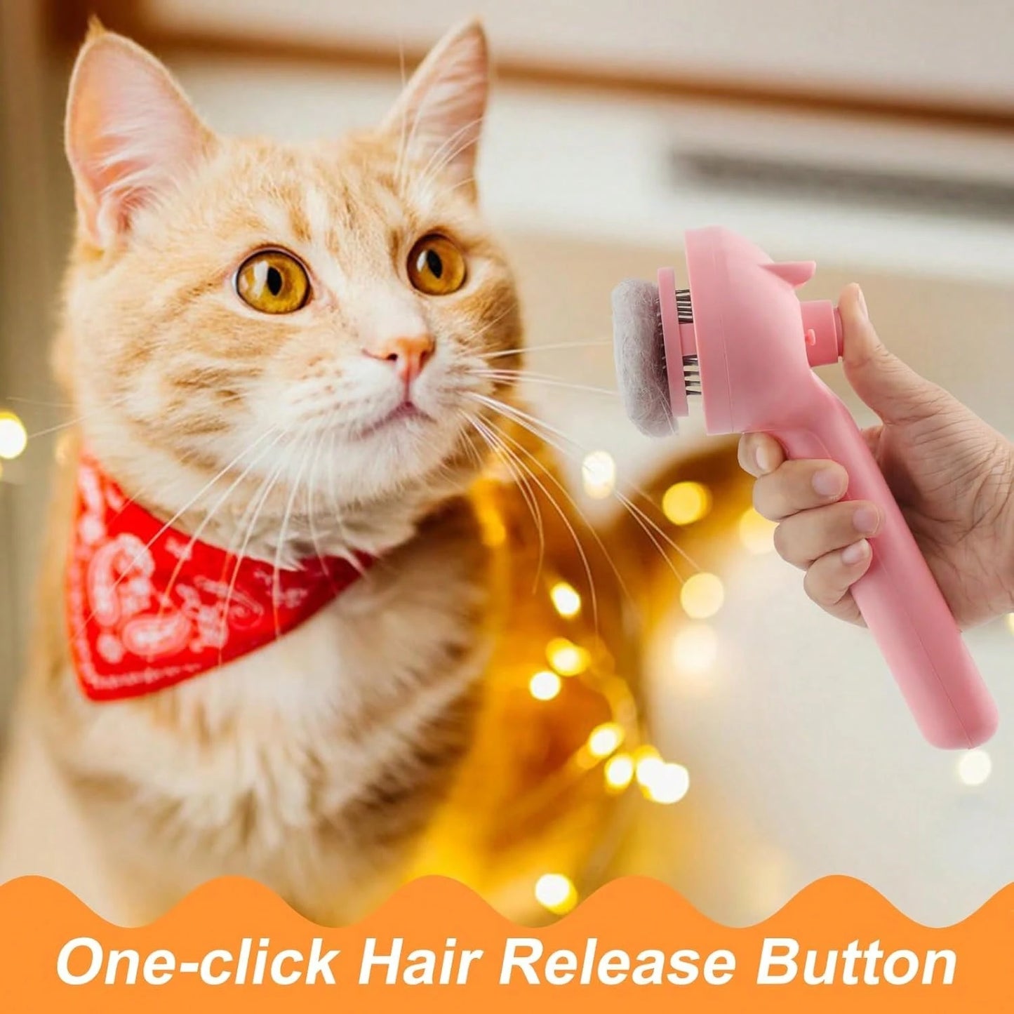 Pet Steam Brush For Dogs, 4 In 1 Cat Steam Brush For Long Short Haired, Self Cleaning Brush For Shedding, Metal Pet Misting Hair Comb With Handle For Grooming Kitten Dog
