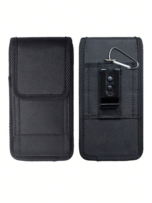Phone Waist Bag Belt Clip Phone Leather Case Nylon Oxford Fabric Phone Sleeve