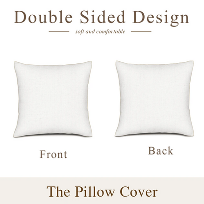 [Pillow Cover] Minimal Wave Pillow Cover, Modern Coastal Cushion, Abstract Ocean Tow Pillow, Nautical Sofa Case