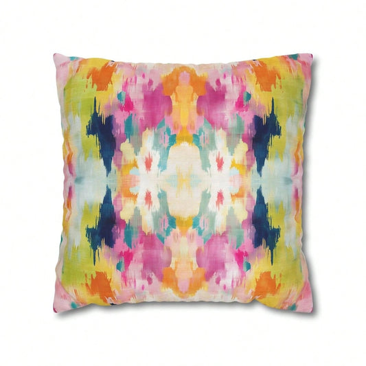 [Pillow Cover]Watercolor TH1Row Pillow Cover Pastel Abstract Art Home DE1cor.1PC Pillow Cover, You Can Lean Against It When You're Relaxing On The Sofa; You Can Hug It When You're Thinking; It Can Be
