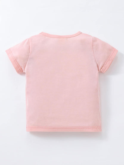 Playful Pals Baby Girl Slogan Graphic Tee