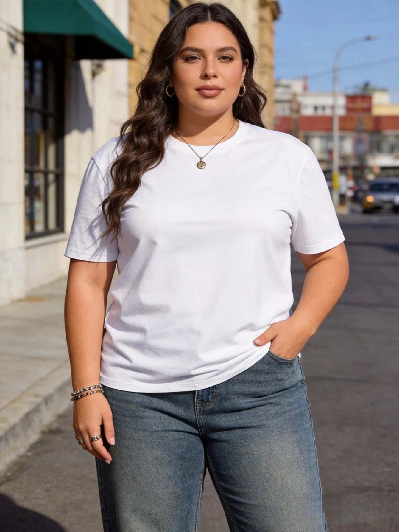 Plus Size Ladies' T-Shirts, Casual Short-Sleeved T-Shirts, Suitable For Everyday Wear-Machine Washable And Comfortable, Suitable For All Seasons, Loose Version, Suitable For Sports And Leisure Wear.