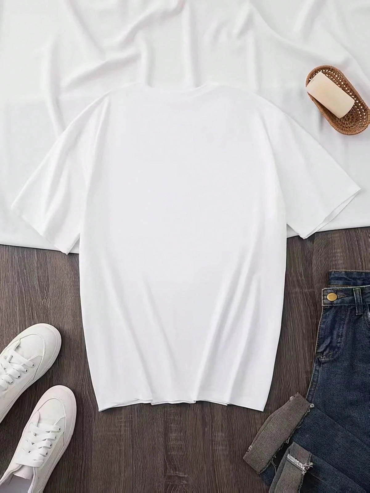Plus Size Women's Casual Bride-To-Be Print Crew Neck T-Shirt Loose Fit Flattering Short Sleeve Top