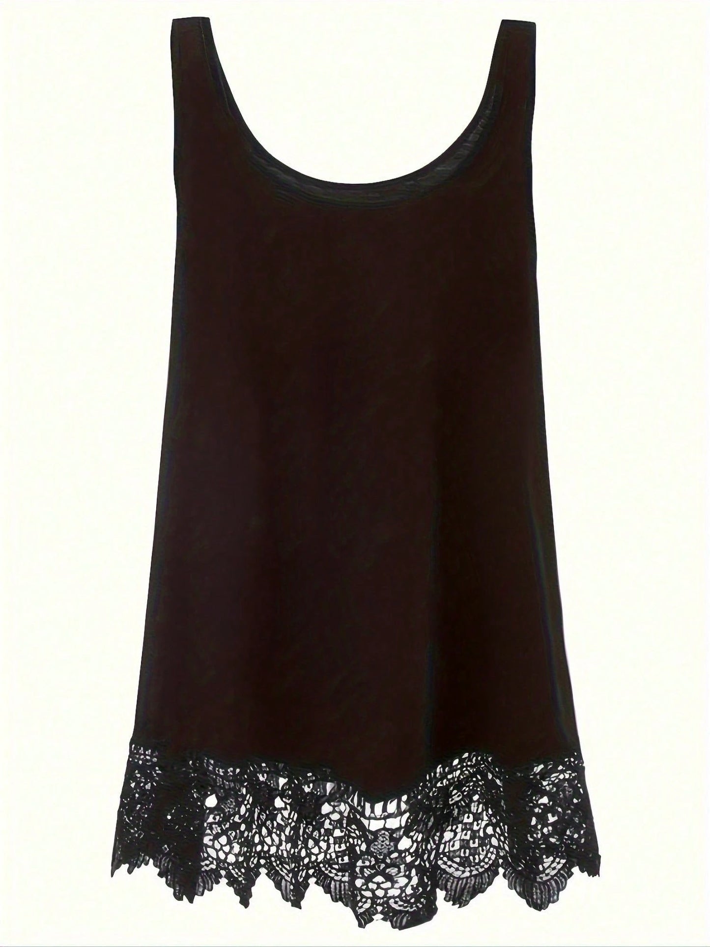 Plus Size Women's Floral Print Round Neck Tank Top