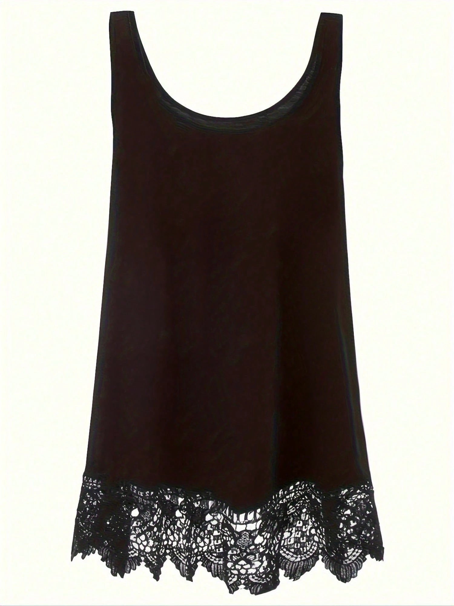 Plus Size Women's Floral Print Round Neck Tank Top