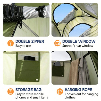 Pop-Up Privacy Tents, Portable Waterproof Showers Beach Changing Facilities, Toilet Tent, Secluded Shower Areas, Suitable For Hiking, Fishing