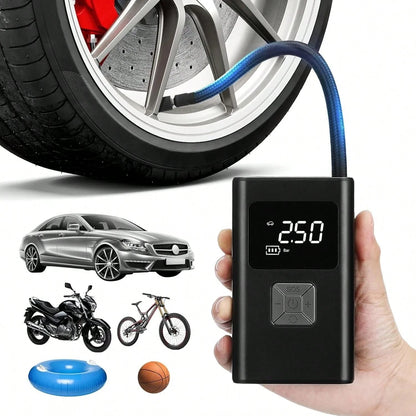 Portable Car Air Compressor 12V 150PSI Electric Cordless Car Air Pump Tire Inflator Pump For Motorcycle Bicycle Car Ball
