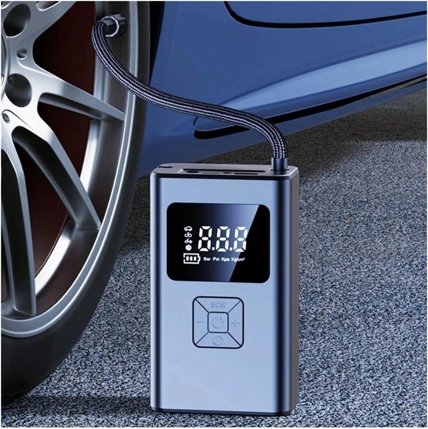Portable Car Air Compressor 12V 150PSI Electric Cordless Car Air Pump Tire Inflator Pump For Motorcycle Bicycle Car Ball
