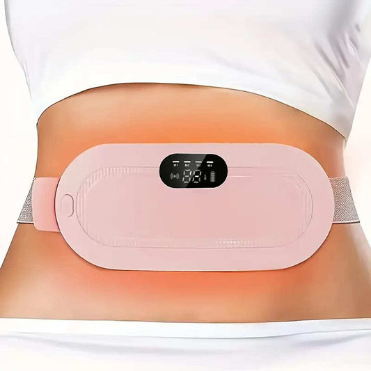 Portable Cordless Heating Pad, Menstrual Heating Pad, Back Heating Pad, 3-Speed Temperature Regulation And 4-Speed Massage Mode, Portable Electric Heating Fast Heating For Women And Girls' Abdominal S