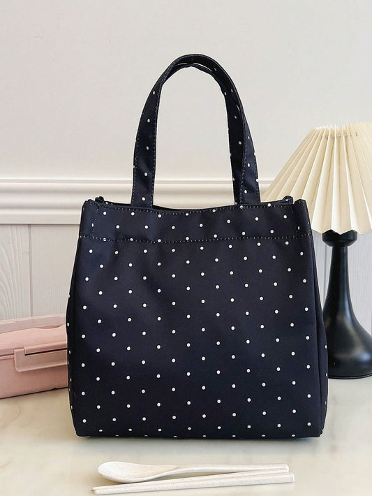 Portable Insulated Lunch Bag, Bento Thermal Bag, Thickened Cute Lunch & Fruit Bag For Students
