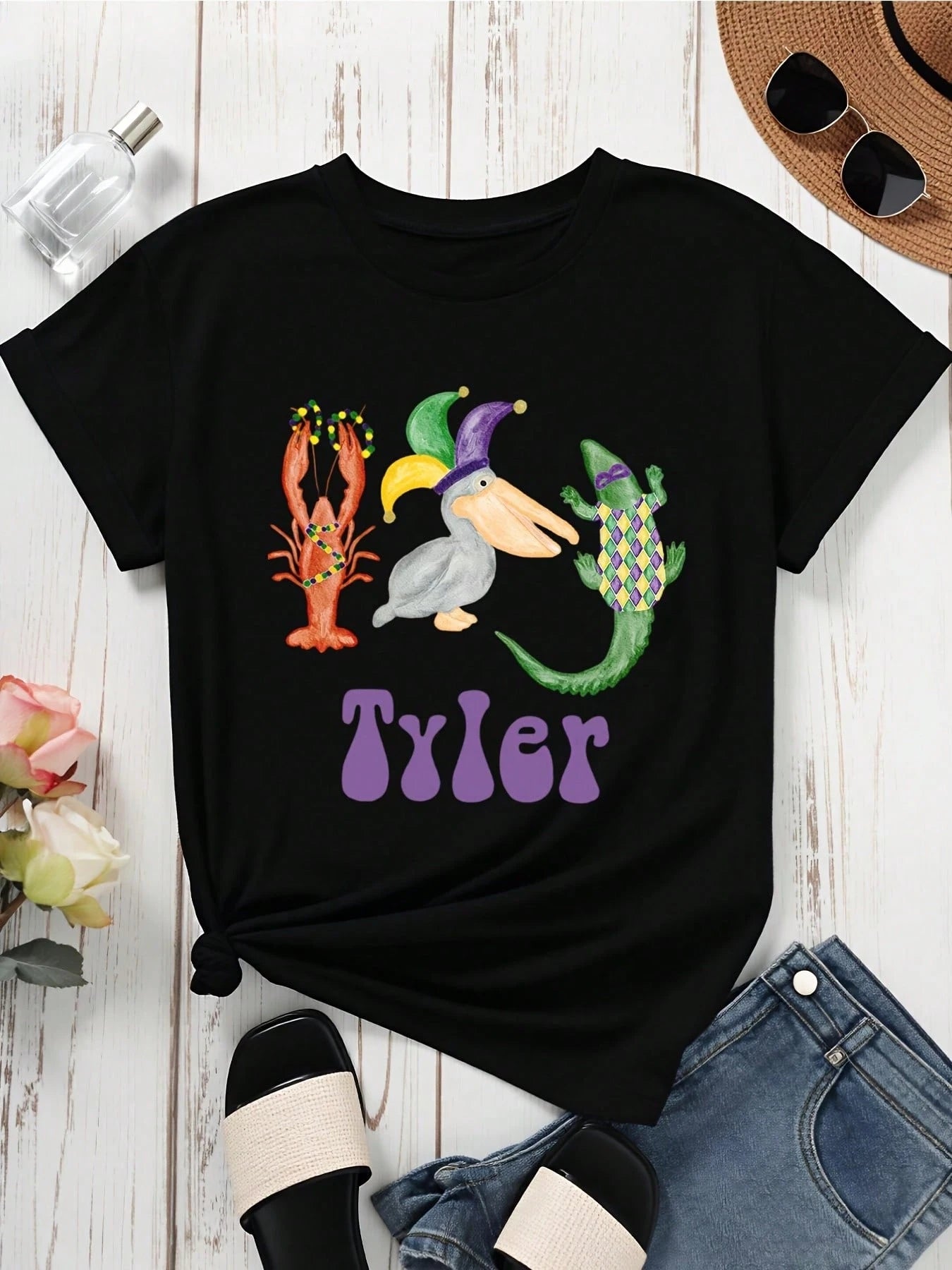 Pre K Teacher T Shirt Black Apple With Pink Bow And School Supplies Print For Preschool Teachers And Students