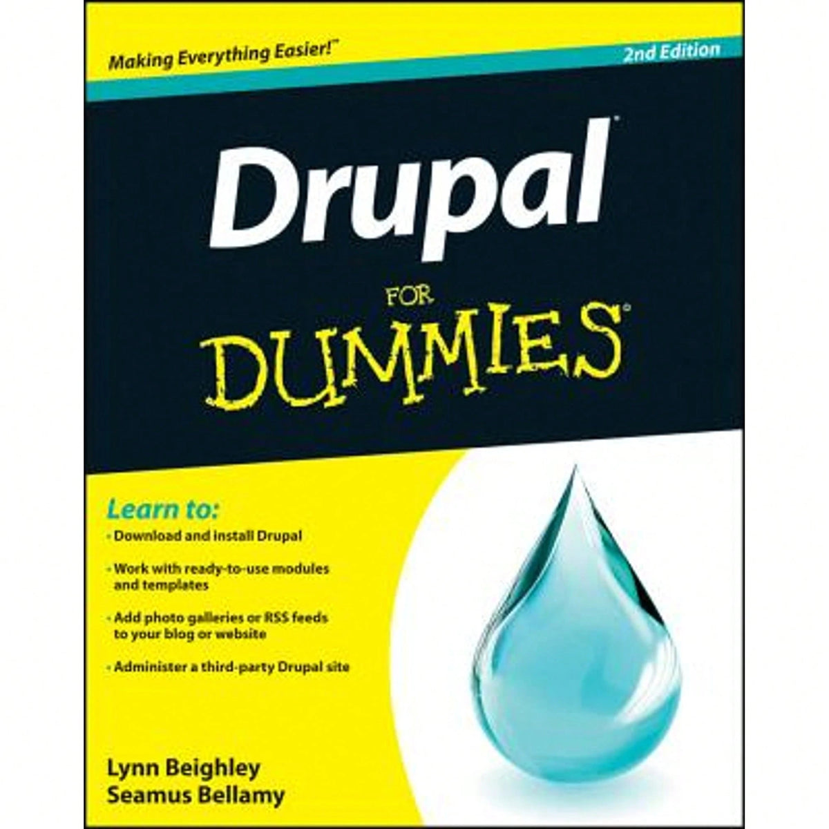 Pre-Owned Drupal For Dummies (Paperback) By Lynn Beighley, Seamus Bellamy