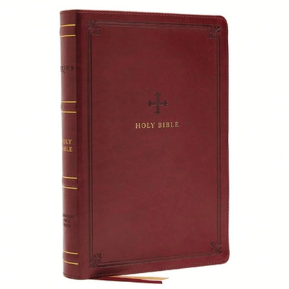 Pre-Owned NRSV, Catholic Bible, Standard Personal Size, Leathersoft, Red, Comfort Print: Holy Bible (Hardcover) By Catholic Bible Press