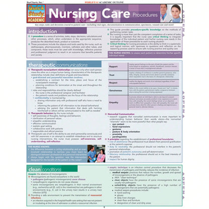 Pre-Owned Nursing Care Procedures (Paperback) By Inc. BarCharts
