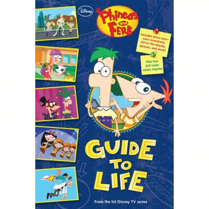 Pre-Owned Phineas And Ferb Guide To Life (Hardcover) By Disney Books