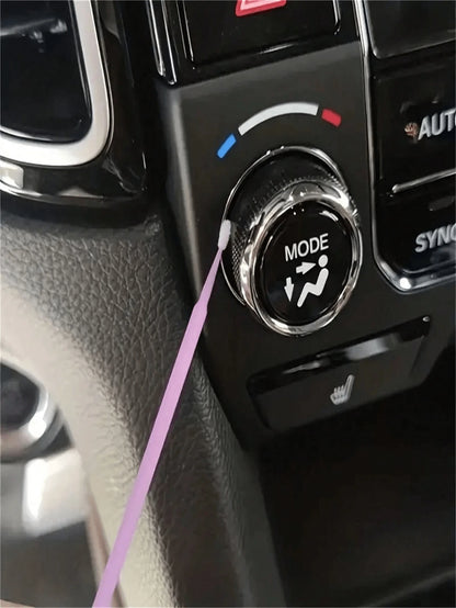 Premium Nylon Car Detailing Brush Set- Efficient Car Interior Detail Cleaning Tools, Dashboard Vent Brush, Narrow Crevice Cleaner- Easy To Use, Versatile
