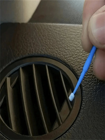 Premium Nylon Car Detailing Brush Set- Efficient Car Interior Detail Cleaning Tools, Dashboard Vent Brush, Narrow Crevice Cleaner- Easy To Use, Versatile
