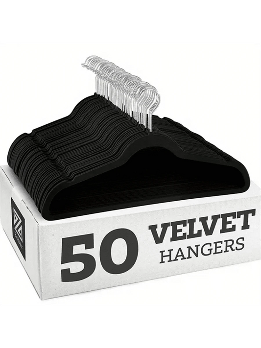 Premium Velvet Hangers, Non-Slip Thin Felt Hangers, Sturdy Hangers, Heavy Duty Coat And Suit Hangers, Durable Suit Hangers, Closet Use, Ideal Closet Accessory 1pc