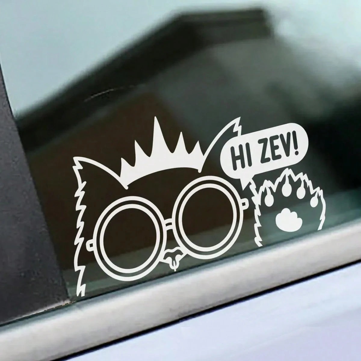 Princess Donut Window Sticker, Dungeon Crawler Car Sticker, Perfect For Car Accessories And Decoration