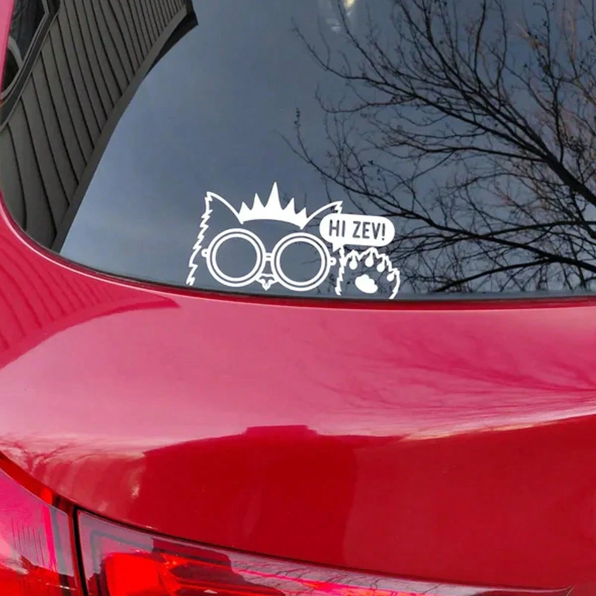 Princess Donut Window Sticker, Dungeon Crawler Car Sticker, Perfect For Car Accessories And Decoration