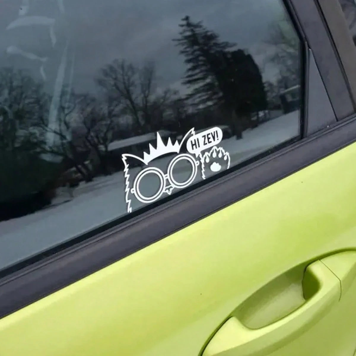 Princess Donut Window Sticker, Dungeon Crawler Car Sticker, Perfect For Car Accessories And Decoration