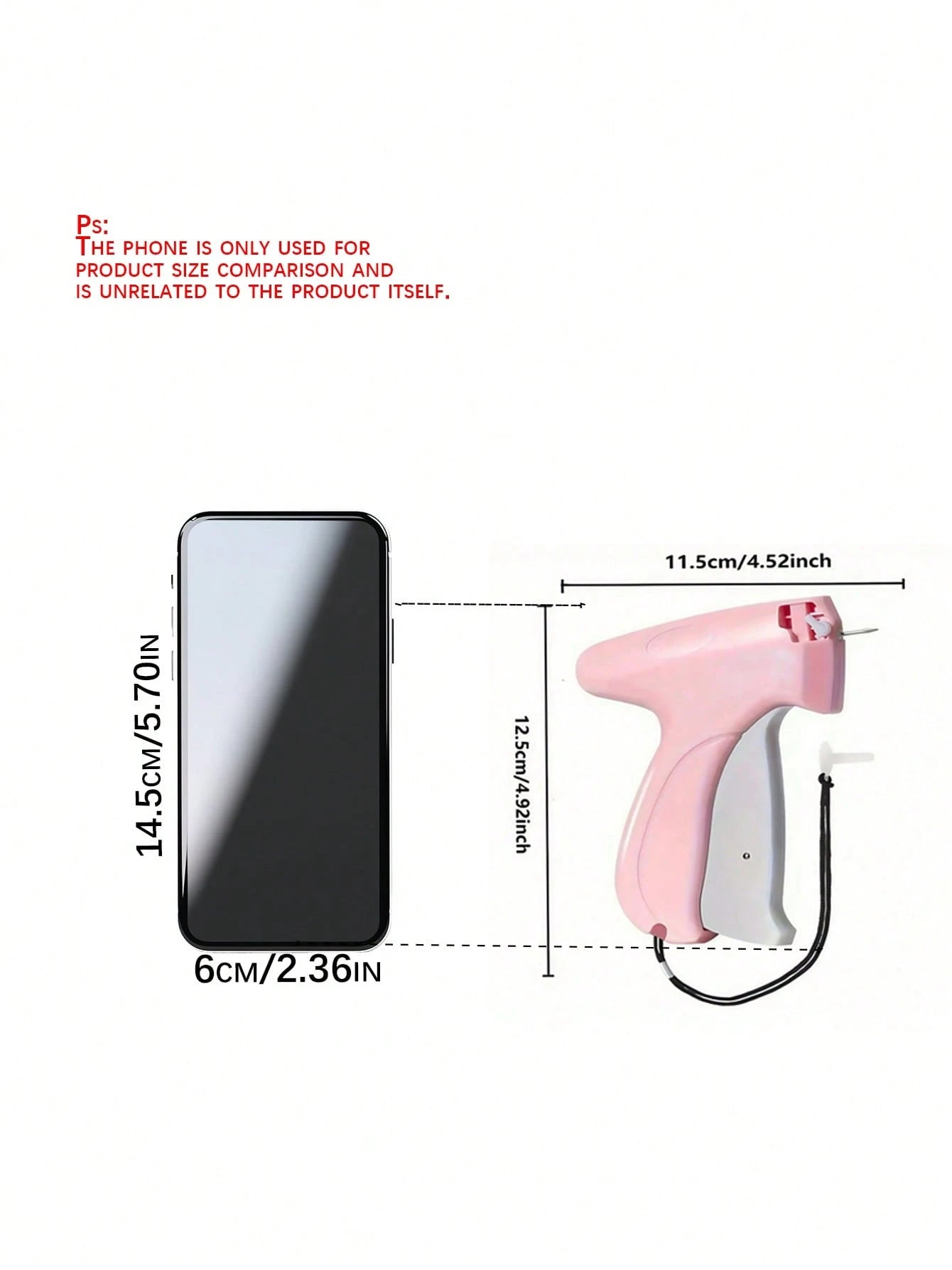 Professional Tagging Gun For Clothes- Quick No-Sew Fabric Fixer With 6 Fine Needles & 1000 Fasteners, Speedy Hemming Tool For Garments, Micro Stitchy Repair Kit (Sticky Sewing Alternative