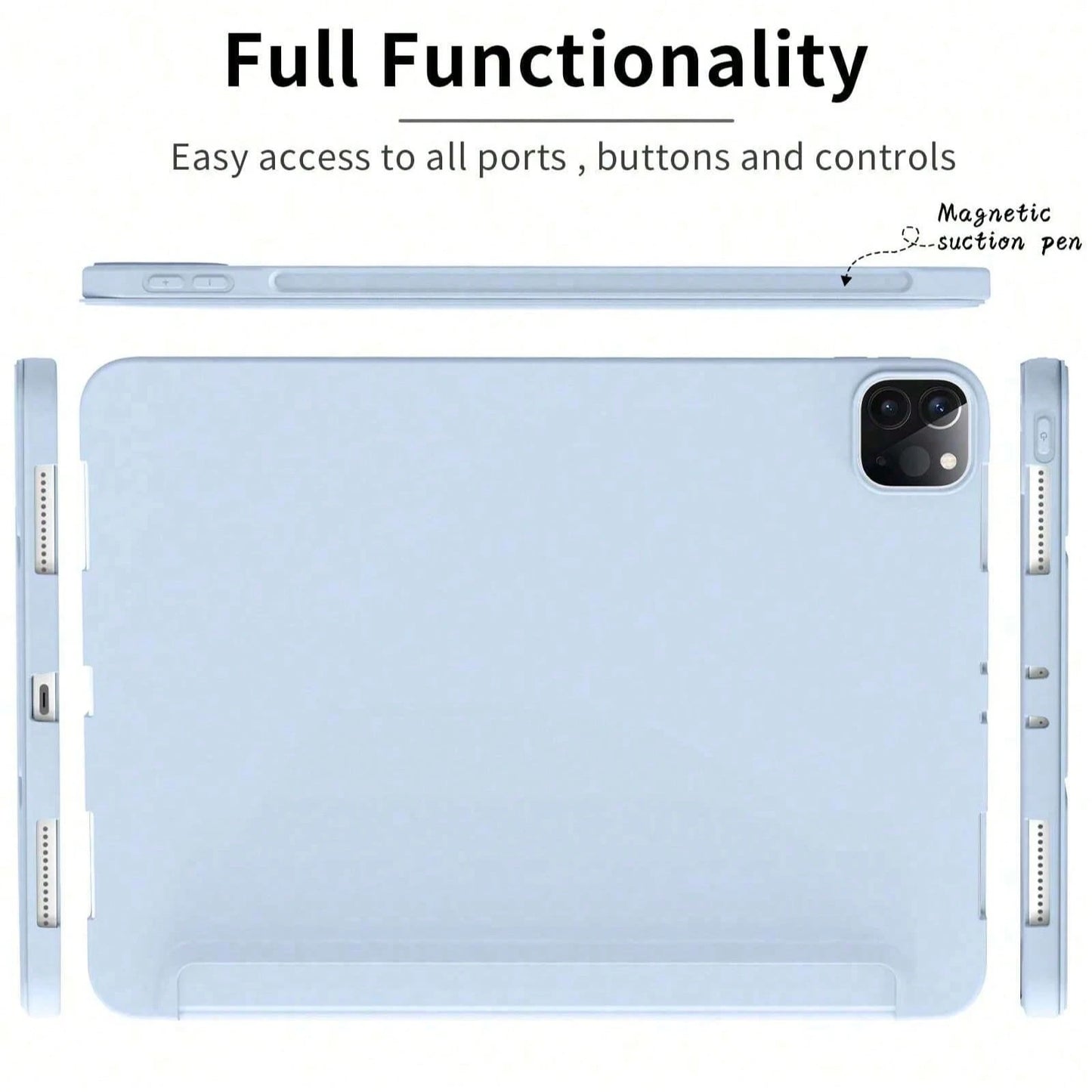 Protective Case For Huawei MatePad SE 11 Inch, MatePad Protective Cover, Tri-Fold Tablet Protective Case, Full Coverage Shockproof And Anti-Drop, A16 Protective Case, Suitable For IPad 9th Gen 10.2 In