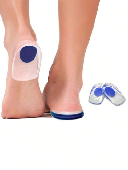 QKC 2pcs Heel Pain Relief Pads - PU Gel Heel Cups, For Protecting Heel Spurs And Shock Absorption In Sports Shoes, For Women Men Sneakers Shoes Men Trainers Running Shoes Summer, Accessories Gift Idea