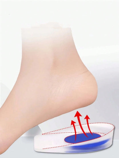 QKC 2pcs Heel Pain Relief Pads - PU Gel Heel Cups, For Protecting Heel Spurs And Shock Absorption In Sports Shoes, For Women Men Sneakers Shoes Men Trainers Running Shoes Summer, Accessories Gift Idea