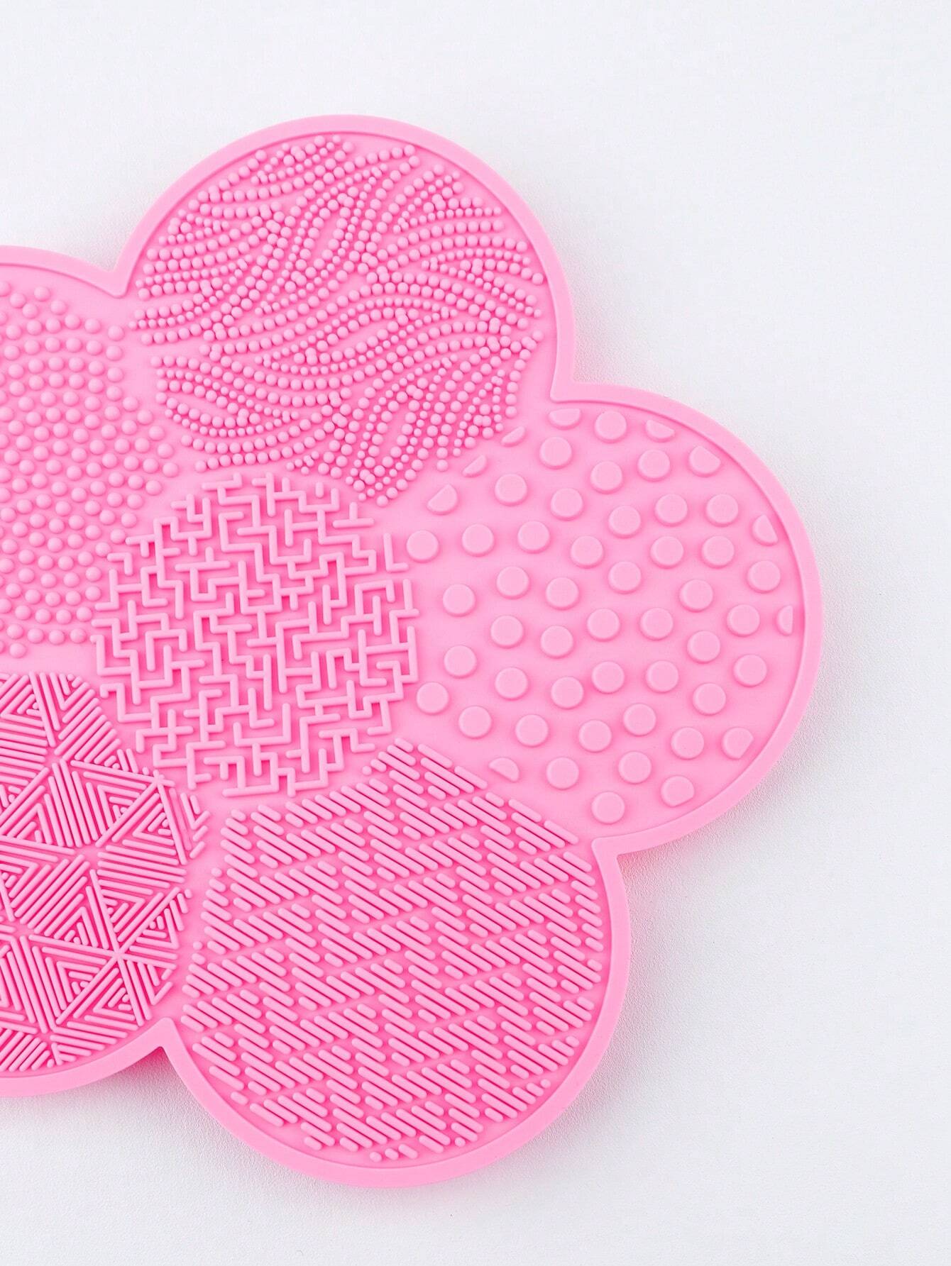 RANCAI 1Pc Flower Silicone Makeup Brush Cleaning Bearings With Suction Cups, Silicone Cleaning Tool, Makeup Brush Tools,Brush Cleaners,Beauty And Personal Care,Giveaways
