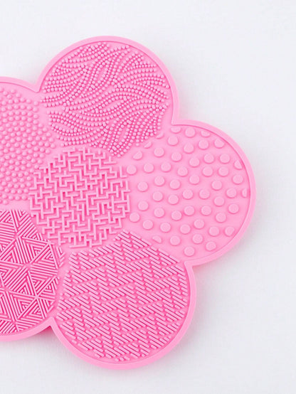 RANCAI 1Pc Flower Silicone Makeup Brush Cleaning Bearings With Suction Cups, Silicone Cleaning Tool, Makeup Brush Tools,Brush Cleaners,Beauty And Personal Care,Giveaways