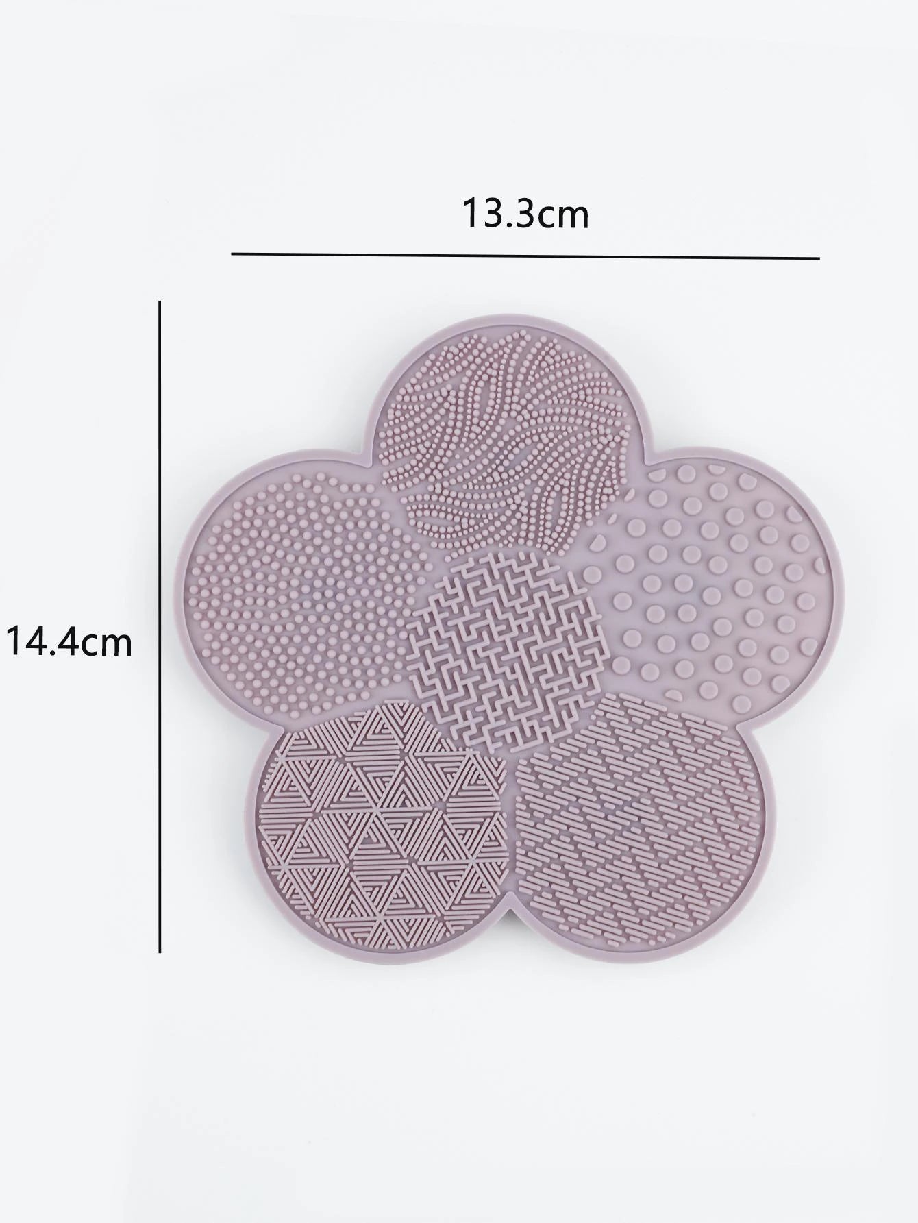 RANCAI 1Pc Flower Silicone Makeup Brush Cleaning Bearings With Suction Cups, Silicone Cleaning Tool, Makeup Brush Tools,Brush Cleaners,Beauty And Personal Care,Giveaways