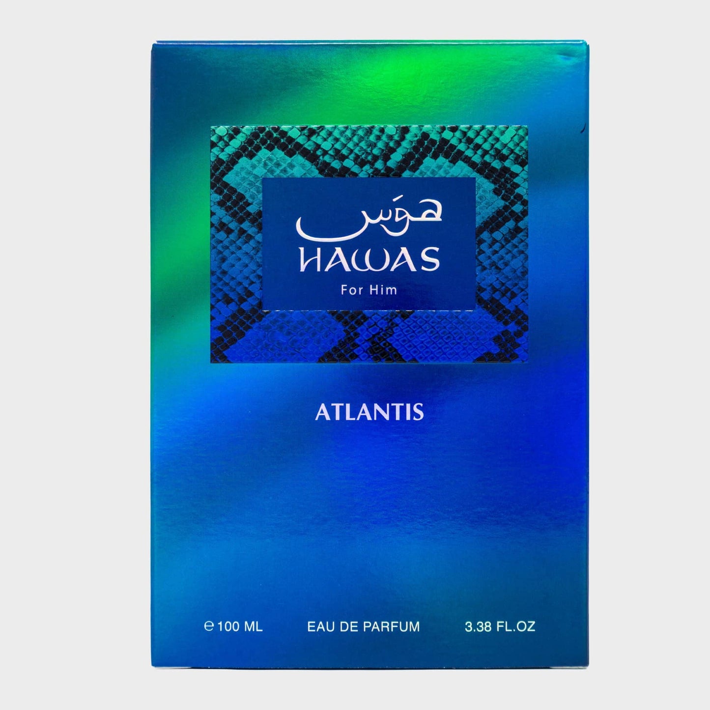 RASASI Hawas Atlantis Eau De Parfum For Men, 100ml (3.4 Oz) Fresh & Modern Scent Spray
