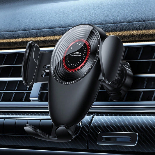 REMAX Air Vent Car Mount, Gravity‑Activated, Mechanical Locking For Stable & Anti‑Shake, One‑Hand Take & Place, Widely Compatible With 4‑7.2" Phones, Car Accessories, Car Stuff, Car Essentials